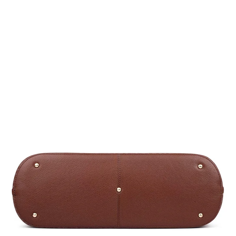 Da Milano Date Large Monogram Leather Tote - Date for Women | Best Price UAE